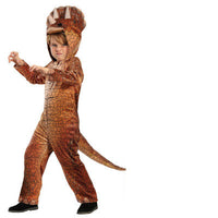 HKM-023955 Dinosaur Costume for Kids - Tyrannosaurus & Triceratops Parent-Child Cosplay Outfits for Halloween and Christmas