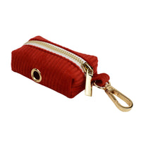 HKM-024019 Corduroy Pet Collar and Leash Set with Bow and Vest for Dogs