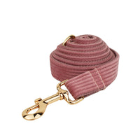 HKM-024019 Corduroy Pet Collar and Leash Set with Bow and Vest for Dogs