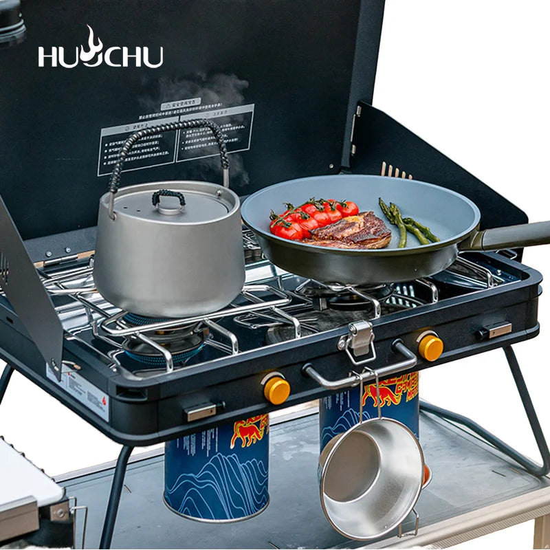 KTX-024019 Portable Outdoor Stove 3500W LPG - Model 5600, Black, 550x350x120mm, 4kg