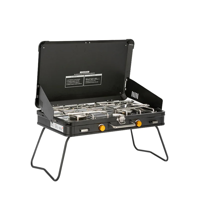 KTX-024019 Portable Outdoor Stove 3500W LPG - Model 5600, Black, 550x350x120mm, 4kg