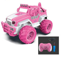 HKM-024083 Remote Control Pink Off-road Climbing Truck Toy for Ages 5 and Up, High-speed RC Vehicle, 1:12 Scale with Controller