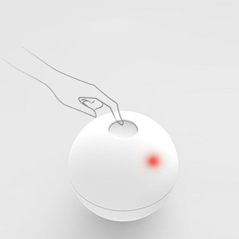 HKM-024147 Interactive Smart Cat Toy Ball with Bell and AAA Batteries Included