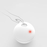 HKM-024147 Interactive Smart Cat Toy Ball with Bell and AAA Batteries Included