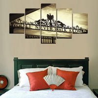 HKM-024339 Liverpool Football "You Will Never Walk Alone" HD Print Multi-Piece Canvas Decorative Artwork