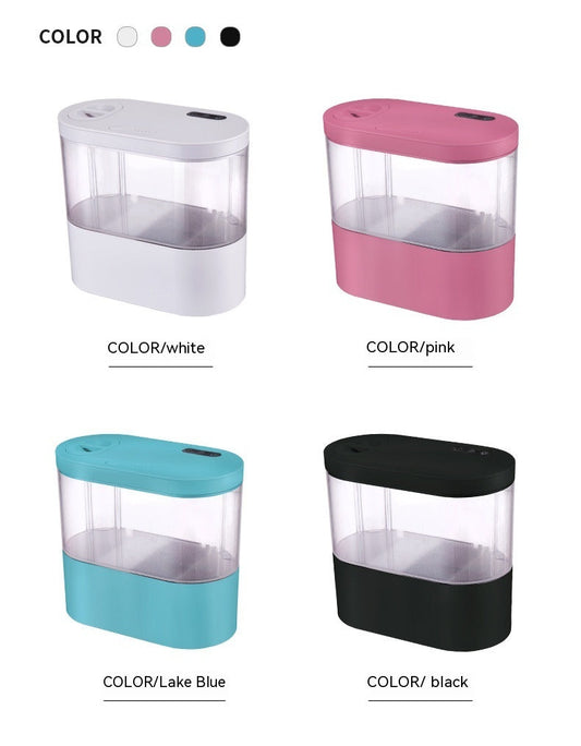 HKM-024339 Mini Desktop Self-Circulation Aquarium with LED Lights and Water Pump
