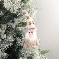 HKM-024467 Christmas-Themed Knitted Hat and Scarf Set with Snowman and Holiday Characters