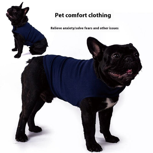 HKM-024531 Pet Mood Soothing Anxiety Jacket for Dogs - Casual Cotton Clothing in Various Colors and Sizes