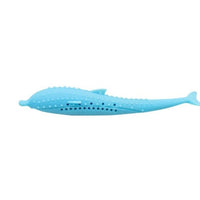 HKM-024595 Silicone Cat Toothbrush Toy for Dental Care - 2.7x17.4cm