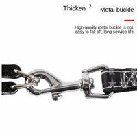 HKM-024659 Personalized Cowboy Dog Leash - Adjustable Nylon Leash for Small Dogs and Puppies