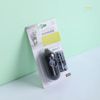 HKM-024851 Degradable Pet Waste Bag Dispenser with Capsule Storage, Includes 15 Bags per Roll