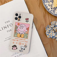 HKM-024915 Elegant Geometry TPU Back Cover Compatible with iPhone Models