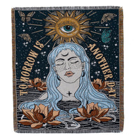 HKM-024979 Bohemian Cotton Camping Blanket, 130x160CM, All-Season Versatile Design