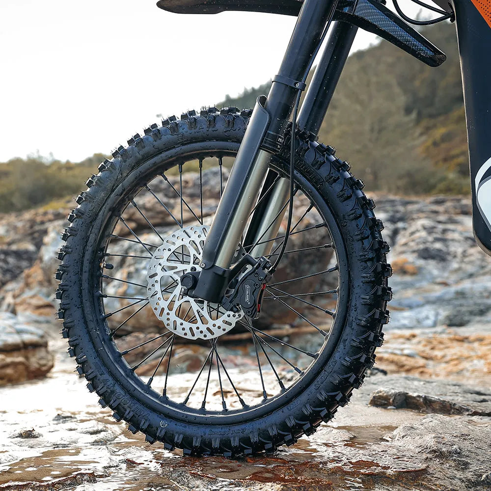 KTX-025363 HappyRun Tank G300 Pro 6500W Electric Off-road Mountain E-bike with Long Range and 72V Battery