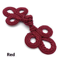 HKM-025491 Hand-Woven Retro Big Three-Leaf Eyed Button Accessories for Coats and Sweaters