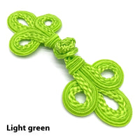 HKM-025491 Hand-Woven Retro Big Three-Leaf Eyed Button Accessories for Coats and Sweaters