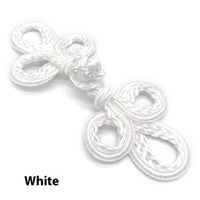 HKM-025491 Hand-Woven Retro Big Three-Leaf Eyed Button Accessories for Coats and Sweaters