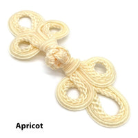 HKM-025491 Hand-Woven Retro Big Three-Leaf Eyed Button Accessories for Coats and Sweaters