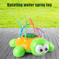 HKM-025491 Rotating Tortoise Outdoor Sprinkler Toy for Kids - Fun Water Play for Ages 2 and Up