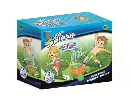 HKM-025491 Rotating Tortoise Outdoor Sprinkler Toy for Kids - Fun Water Play for Ages 2 and Up