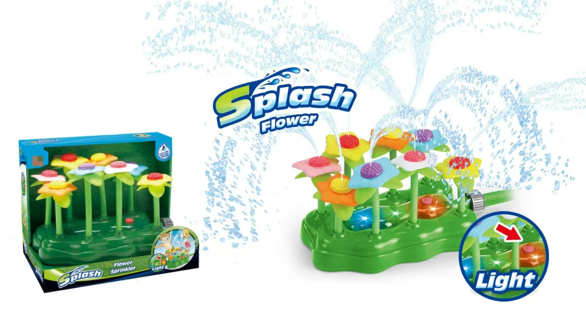 HKM-025491 Rotating Tortoise Outdoor Sprinkler Toy for Kids - Fun Water Play for Ages 2 and Up
