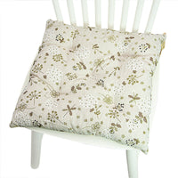 HKM-025619 Geometric Pattern Round Chair Cushion for Bay Windows, Cotton and Linen, 40x40 cm