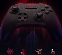 HKM-025683 Wireless USB Gamepad with Vibration for Computer and Game Consoles - White/Black