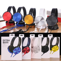 HKM-025875 Stereo Bass Headset with Noise Reduction and Built-in Microphone for Smartphones and Computers
