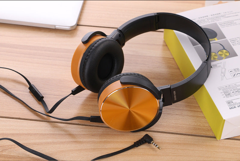 HKM-025875 Stereo Bass Headset with Noise Reduction and Built-in Microphone for Smartphones and Computers
