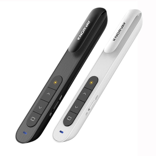 HKM-026003 Wireless Presenter Pen with Red Laser - 2.4GHz Remote Control for PowerPoint Presentations