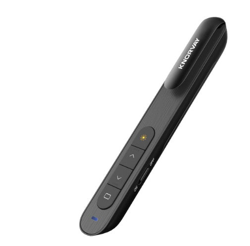 HKM-026003 Wireless Presenter Pen with Red Laser - 2.4GHz Remote Control for PowerPoint Presentations