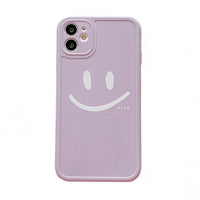HKM-026067 Smiley Design TPU Phone Case for iPhone 12, 11, X, XS, XR, 8, 7 Series