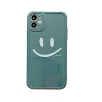 HKM-026067 Smiley Design TPU Phone Case for iPhone 12, 11, X, XS, XR, 8, 7 Series