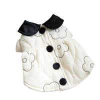 HKM-026387 Fleece-Lined Cotton Dog Jacket for Autumn & Winter in Apricot, Sizes 2XS to 3XL