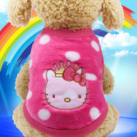 HKM-026579 Cozy Coral Velvet Flannel Pet Clothes for Warmth and Comfort