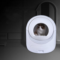 HKM-026643 Fully Automatic Enclosed Cat Litter Box with Quiet Operation and Intelligent Monitoring