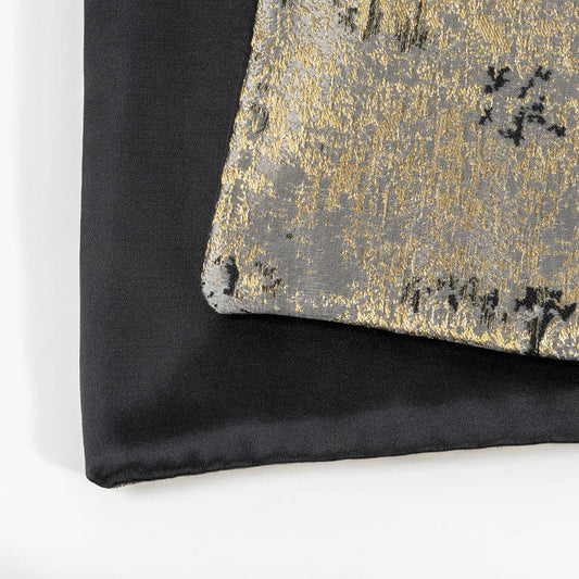 HKM-026643 Light Luxury Jacquard Pillow Cover in Silver Birch Design