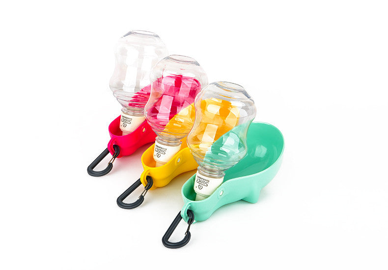 HKM-026835 Portable Dog Water Bottle with Removable Top for Outdoor Use – 250ML Capacity