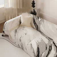 HKM-026963 Abstract Painting Non-Slip Sofa Cover - Wear-Resistant Fabric, Multiple Sizes Available