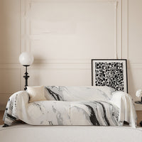 HKM-026963 Abstract Painting Non-Slip Sofa Cover - Wear-Resistant Fabric, Multiple Sizes Available