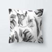 HKM-027027 Scandinavian Style Geometric Abstract Black Series Polyester Pillowcase 45x45cm
