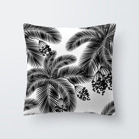 HKM-027027 Scandinavian Style Geometric Abstract Black Series Polyester Pillowcase 45x45cm