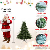 HKM-027091 PE and PVC Mixed Christmas Tree - Available in Various Heights from 5ft to 9ft