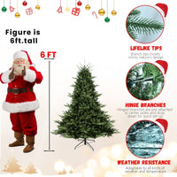 HKM-027091 PE and PVC Mixed Christmas Tree - Available in Various Heights from 5ft to 9ft