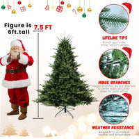 HKM-027091 PE and PVC Mixed Christmas Tree - Available in Various Heights from 5ft to 9ft