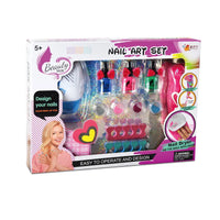HKM-027219 DIY Nail Art Cosmetic Play Set for Kids with Dryer Nail Pen - Pretend Manicure Toy for Ages 5 and Up