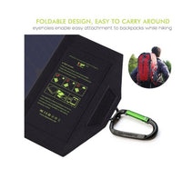 HKM-027219 Portable Dual USB Solar Phone Charger for Smartphones, Compatible with iPhone and Samsung, 21W Output