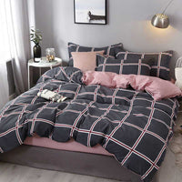 HKM-027283 Kids' Fun Designs Brushed Printing Four-Piece Polyester Bedding Set