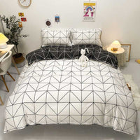 HKM-027283 Kids' Fun Designs Brushed Printing Four-Piece Polyester Bedding Set