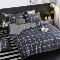 HKM-027283 Kids' Fun Designs Brushed Printing Four-Piece Polyester Bedding Set